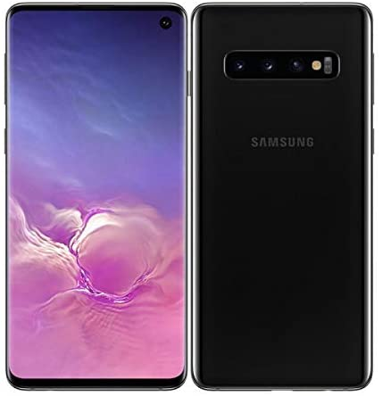 Samsung Galaxy S10, 128GB, Prism Black - Unlocked (Renewed)